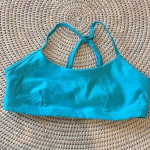 ALO Yoga Turquoise Sports Bra